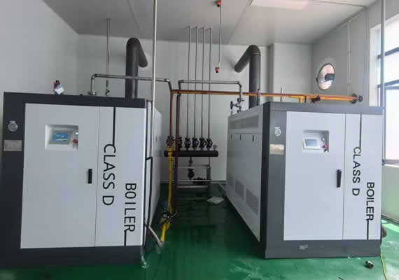 浙江2台1吨免检D级蒸汽锅炉